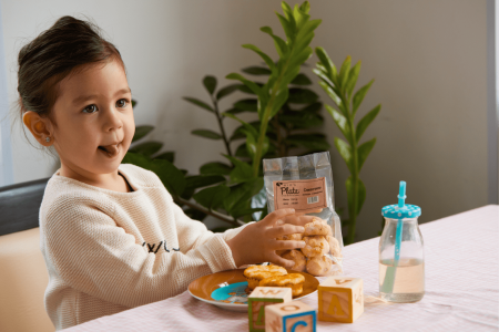 Kids Plate печенье слив с миндалём, 150 гр